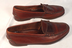 Cabela's Stitched Toe Leather Penny Loafers - Size 12M