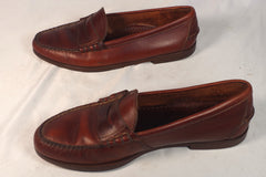 Cabela's Stitched Toe Leather Penny Loafers - Size 12M