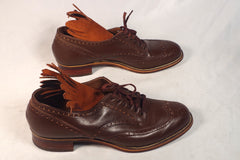 1940s Abercrombie & Fitch Ladies' Kiltie Wingtips - Size 8