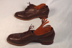 1940s Abercrombie & Fitch Ladies' Kiltie Wingtips - Size 8