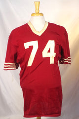 Vintage Rawlings Number 74 Red Football Jersey - Sz 46