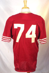 Vintage Rawlings Number 74 Red Football Jersey - Sz 46