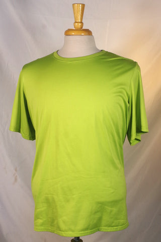 Bold Patagonia Lime Green Capilene T Shirt - Sz XL