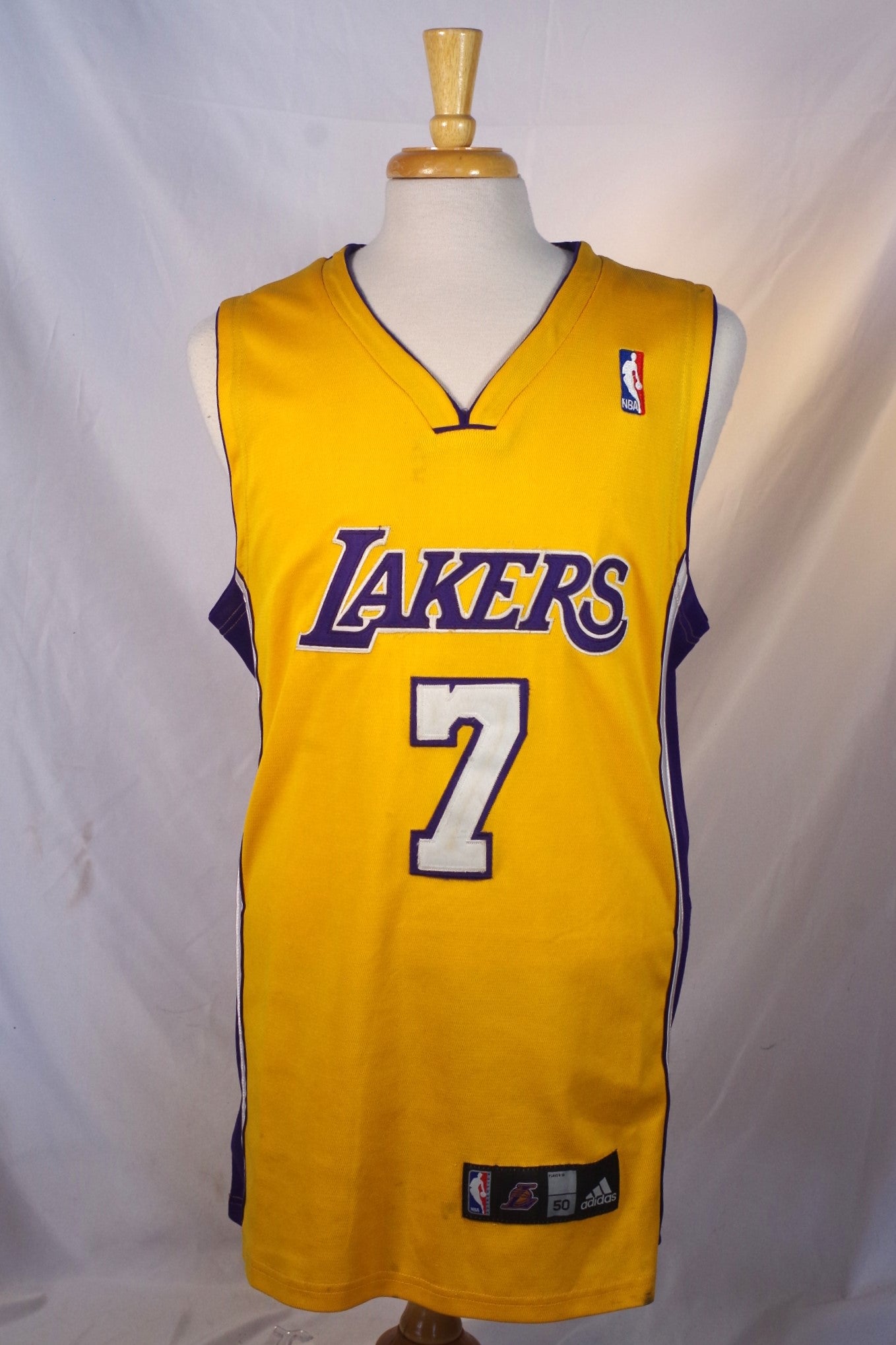 NBA LAKERS ODOM ユニフォーム レプリカ XXL オドム LAMAR ODOM LOS ANGELES LAKERS JERSEY NBA BASKETBALL ADIDAS