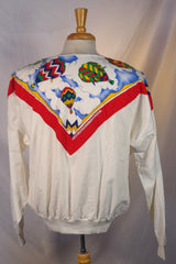 Vintage Albuquerque Hot Air Balloon Long Sleeved Shirt - Sz L