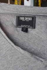 Todd Snyder Lightweight Gray Cotton T Shirt - Sz XL