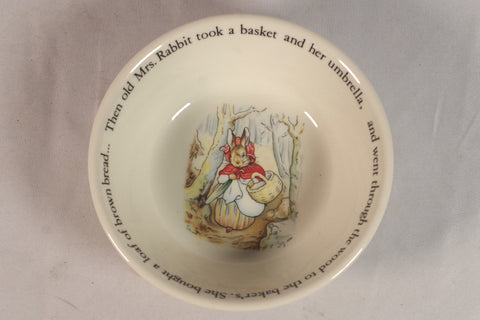 Wedgewood Peter Rabbit Old Mrs. Rabbit Bowl