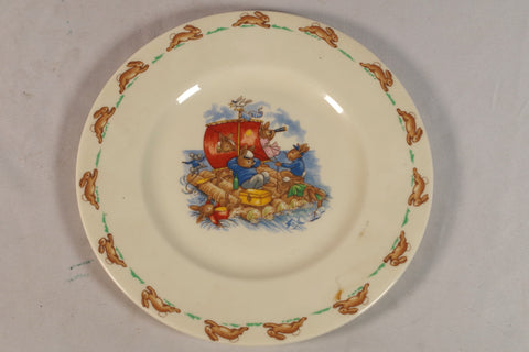 Vintage Royal Doulton Bunnykins Rafting Plate