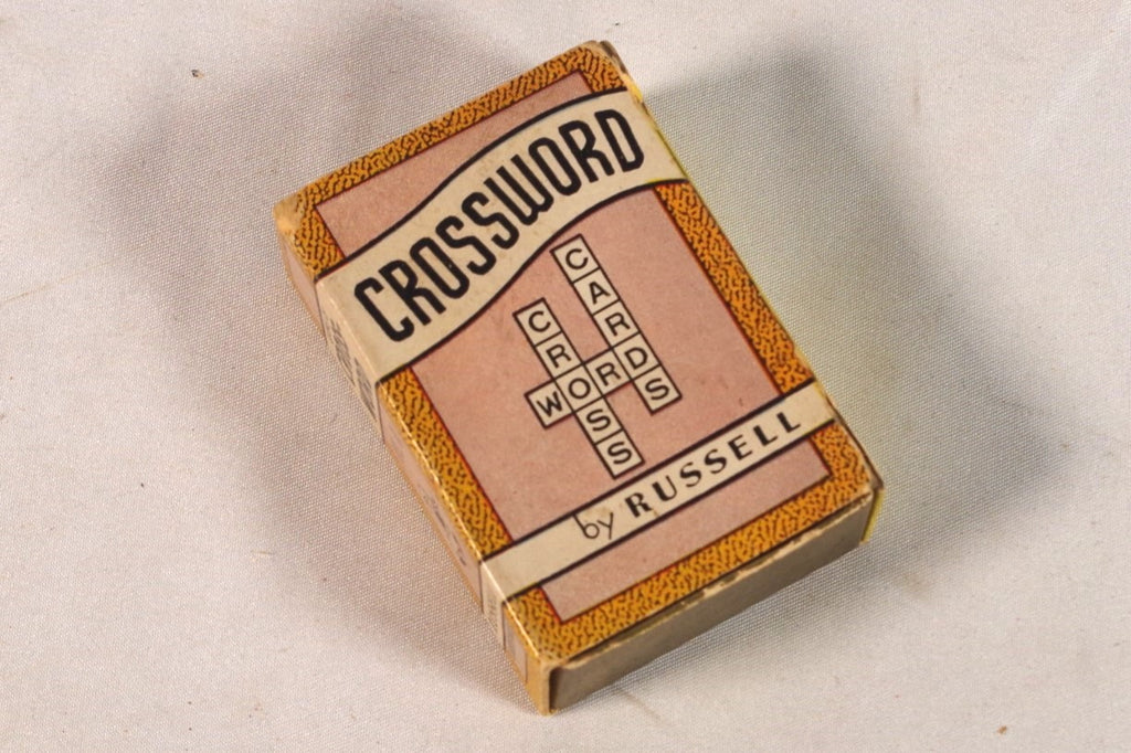 Vintage Crossword Card Game