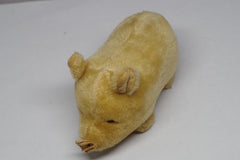 Vintage Mohair Stuffed Pig