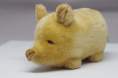 Vintage Mohair Stuffed Pig