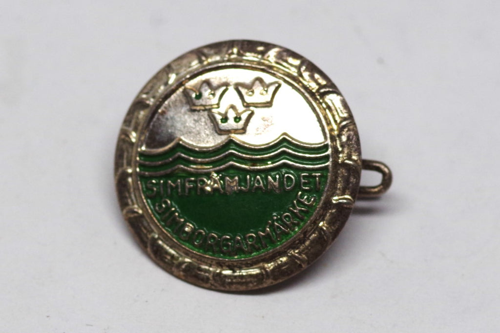 Fun Swedish Silver Swimming Badge