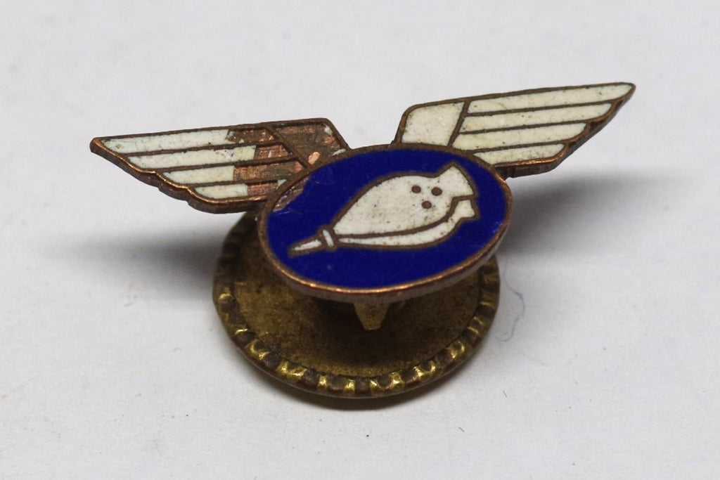 Mexican WWII Fellowship of the Bellows Blue Enamel Tie Pin