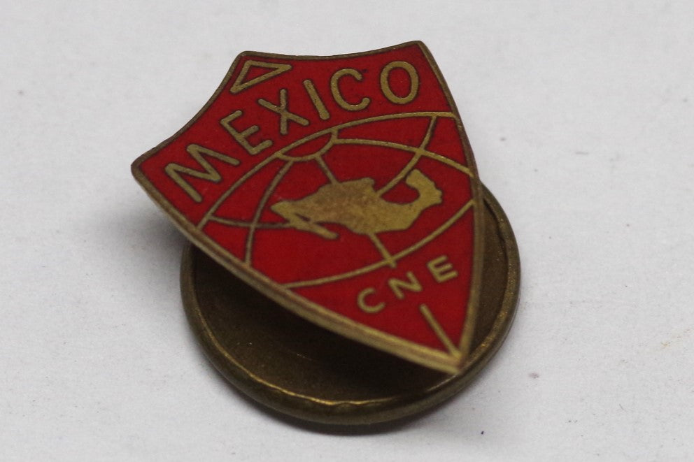 Mexico CNE Shield Badge Enamel Tie Pin