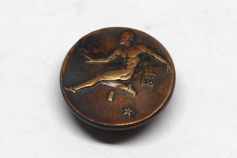 Vintage Long Jump Athletic Tie Pin