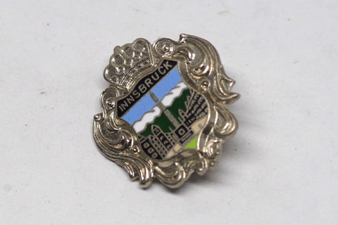 Innsbruck Austria Enamel Souvenir Crest Pin