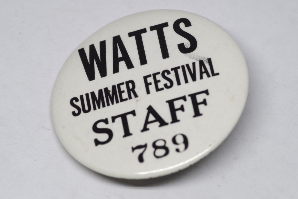 Watts Summer Festival Staff Pin