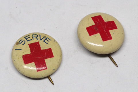 Tiny Red Cross Button