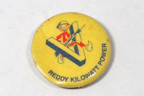 Vintage Reddy Kilowatt Power Pin