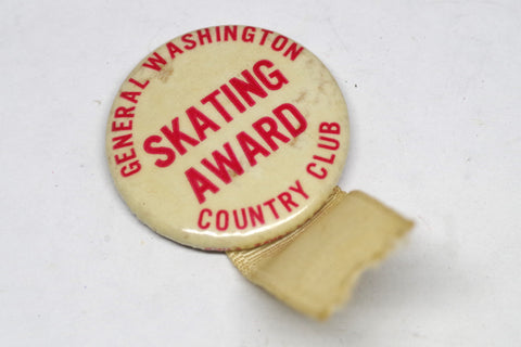 Vintage Skating Award Pin