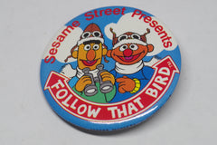 Incredible 1985 Sesame Street "Follow That Bird" Pins