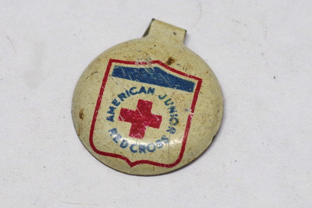 Vintage American Junior Red Cross Foldback Pin