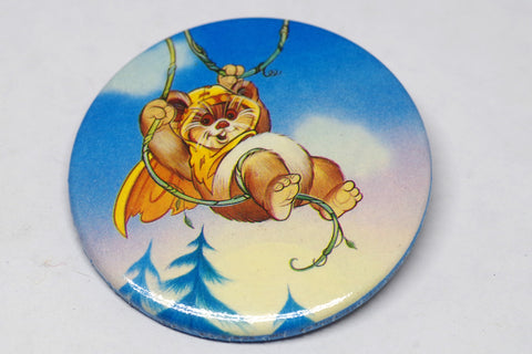 1983 Wicket on Vine Star Wars Ewok Pin