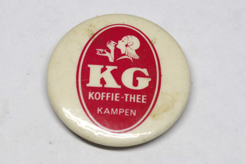 Vintage Dutch KG Koffie-Thee Kampen Coffee Pin