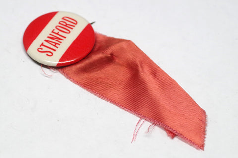 Vintage Ribboned Stanford University Pin