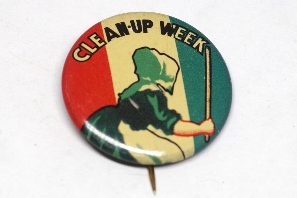 Vintage Old Dutch Cleanser "Clean-Up Week" Pin