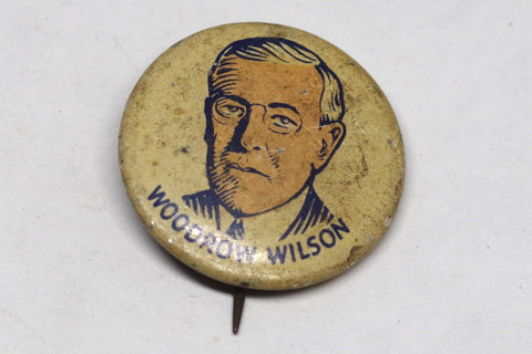 Vintage Woodrow Wilson Portrait Pin