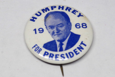 1968 Hubert Humphrey Presidential Campaign Pin