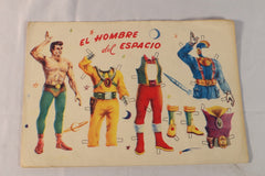 Vintage Mexican Paper Hombre Dolls