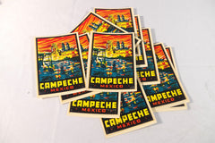 Vintage Mexican City Decals