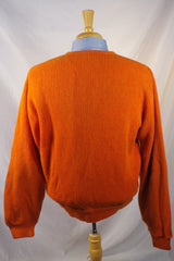 Springfoot Orange 60/40 Acrylic Mohair Sweater - Sz XL