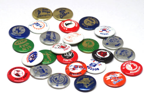 Collectible 1960s NFL Football Team Pins