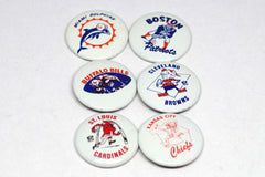 Collectible 1960s NFL Football Team Pins