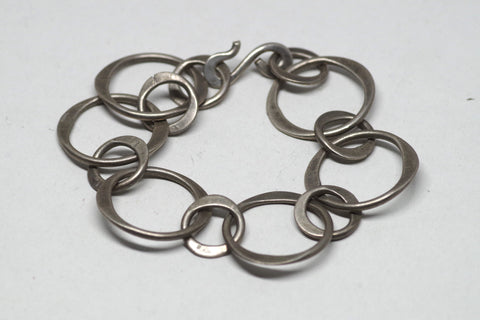 Mexican Sterling Silver Loop Bracelet