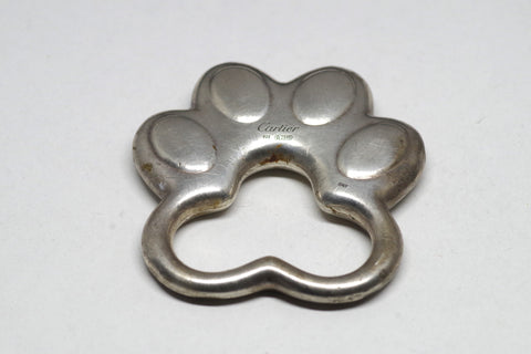 Incredible Sterling Silver Cartier Kitten Paw Rattle