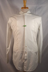 Brooks Brothers White Tuxedo Slim Fit Dress Shirt - Sz 17 - 33