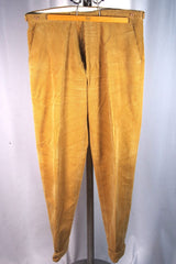Jay Kos New York Dark Yellow Scottish-Made Men's Corduroy Pants - Sz 38