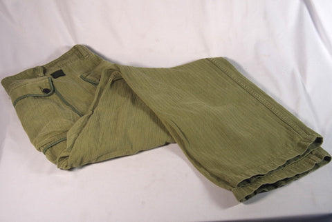 Runabout Twills & Canvas Herringbone Military Cotton Cargo Pants - Sz 36x34