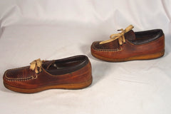 Beautiful Mahogany Women's Leather Boat Shoe - Sz ~8