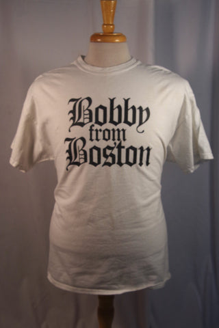 Bobby From Boston Vintage Market White Men's Tee Shirt - Sz XL
