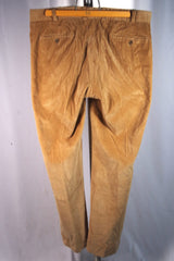 Incotex Inside Ivory Sandy Brown Cotton Men's Corduroy Pants - Sz 38