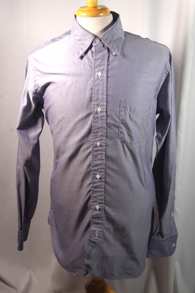 Brooks Brothers Black Fleece Oxford Blue Dress Shirt - Sz BB4 (16.5)