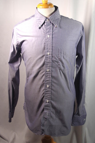 Brooks Brothers Black Fleece Oxford Blue Dress Shirt - Sz BB4 (16.5)