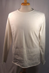 Arpenteur Lyon French White Cotton Pocketed Long-Sleeved Men's Shirt - Sz XL