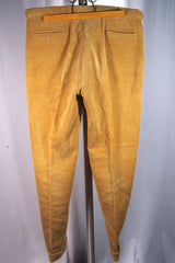 Jay Kos New York Dark Yellow Scottish-Made Men's Corduroy Pants - Sz 38