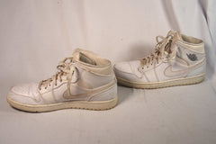 Air Jordan I Mid White/Cool Grey Sneakers - Sz 12